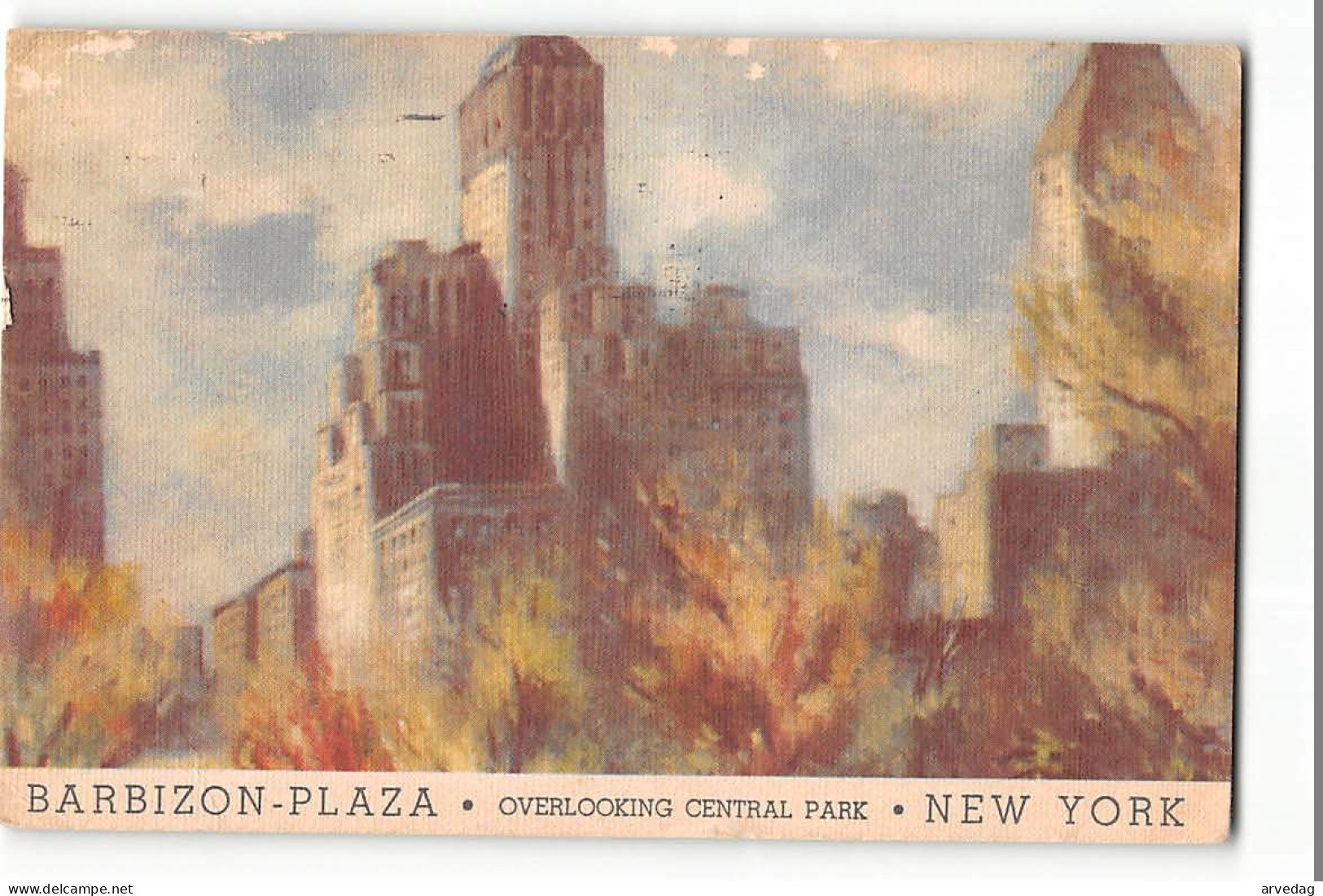 16289 BARBIZON PLAZA NEW YORK - Cafés, Hôtels & Restaurants