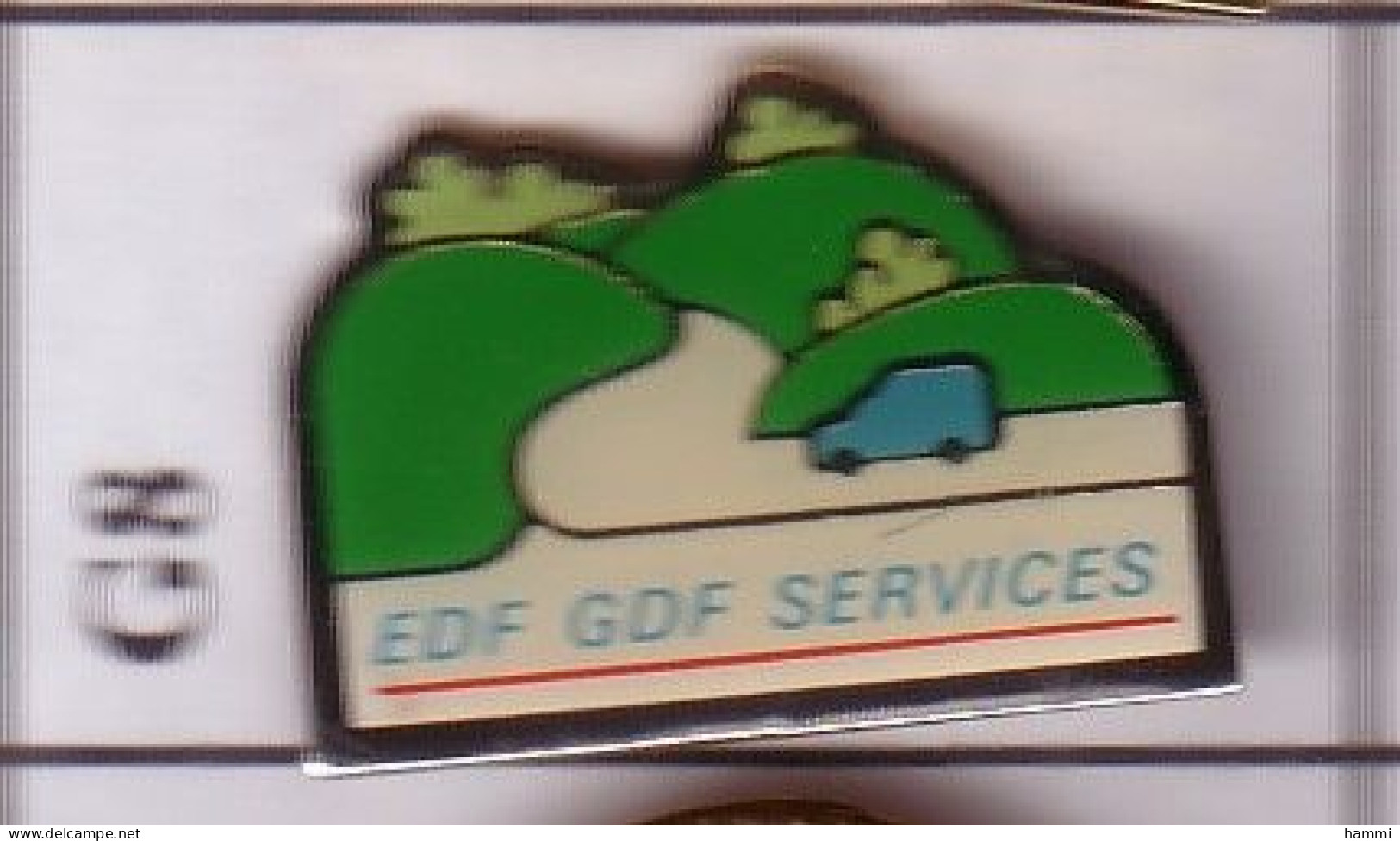 GA08 Pin's Campagne EDF GDF SERVICES Achat Immédiat - EDF GDF