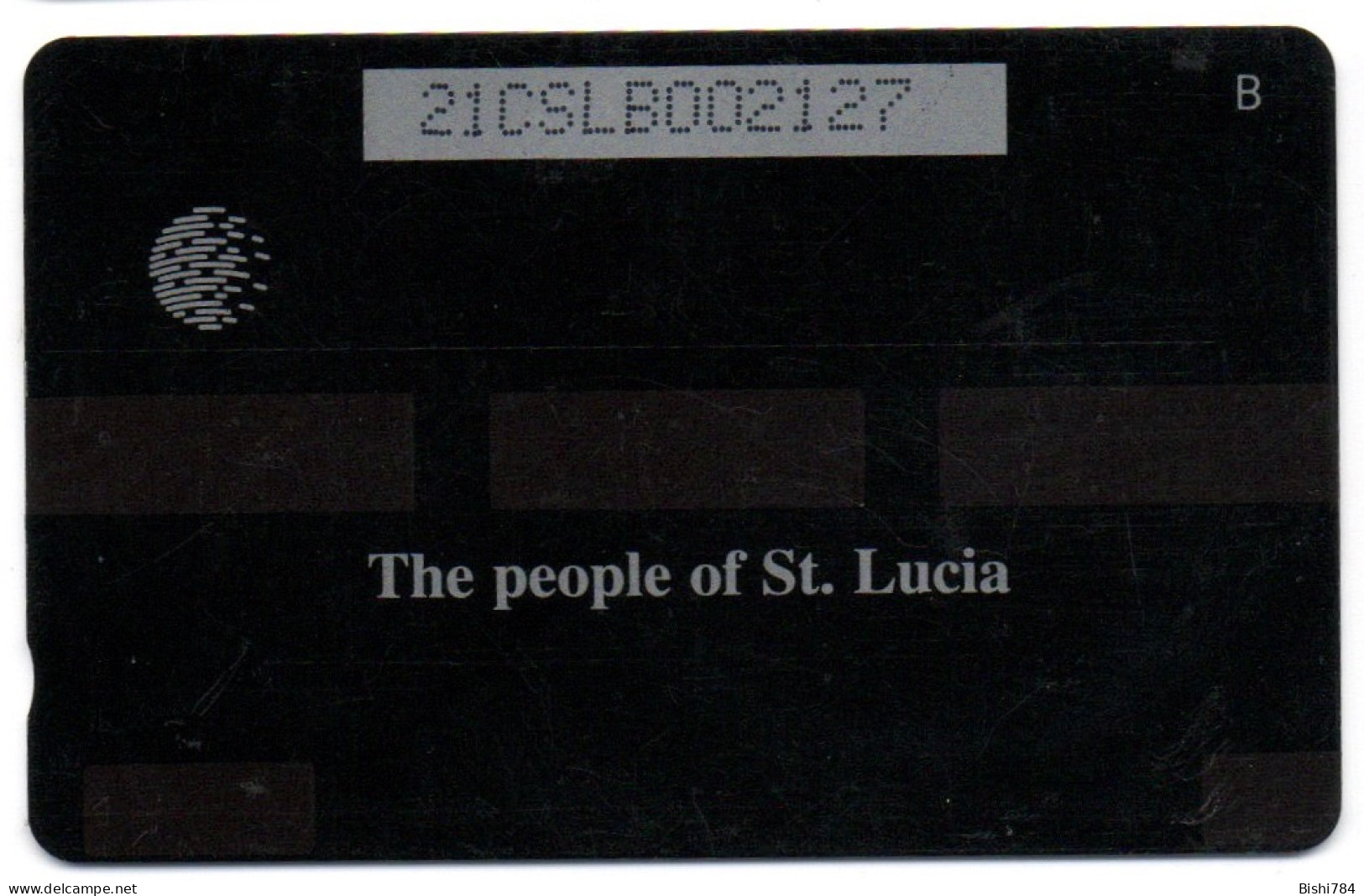 St. Lucia - Man, Woman & Child - 21CSLB - Santa Lucia