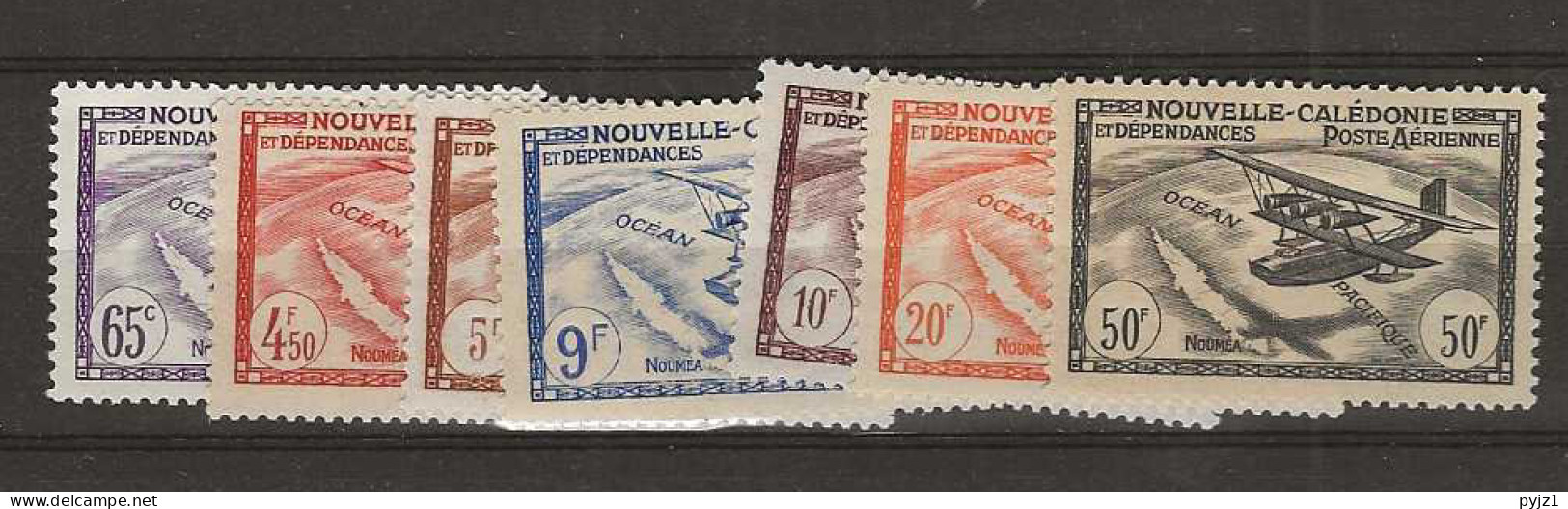 1938 MNH Nouvelle Caladonie Mi 207-12 Postfris** - Unused Stamps