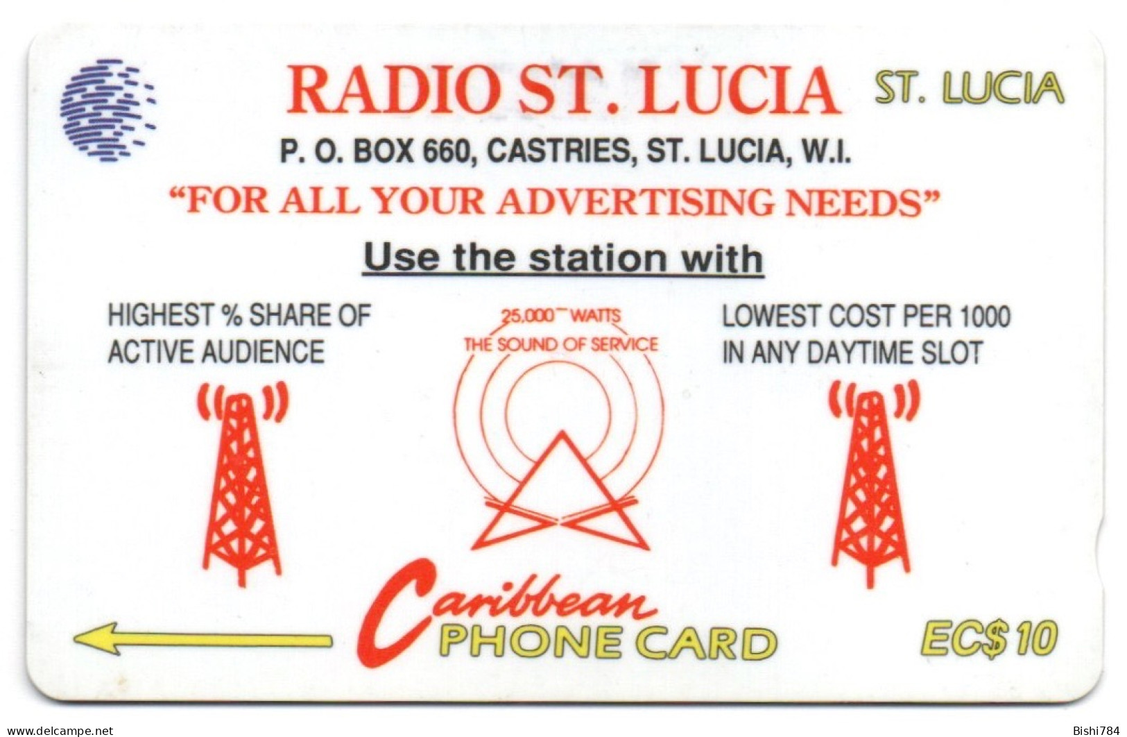 St. Lucia - Radio St. Lucia - 17CSLA - Santa Lucia