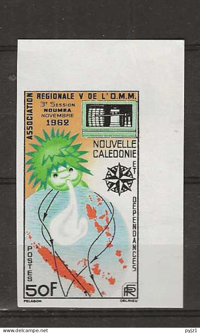 1962 MNH Nouvelle Caladonie Mi 385 NON DENTELÉ Postfris** - Nuovi