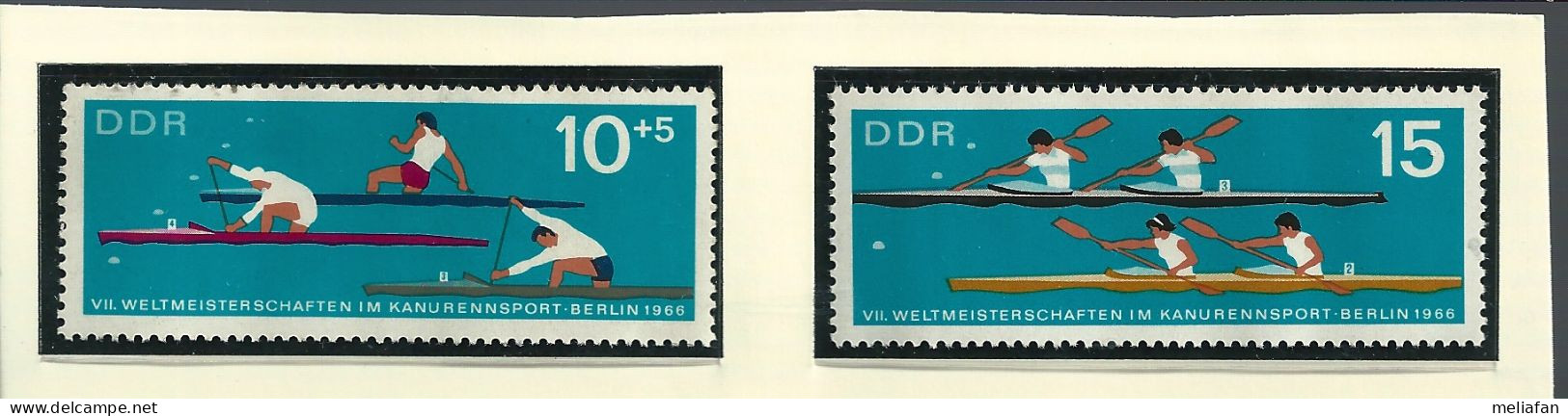 T801 - TIMBRES DDR - AVIRON - Aviron