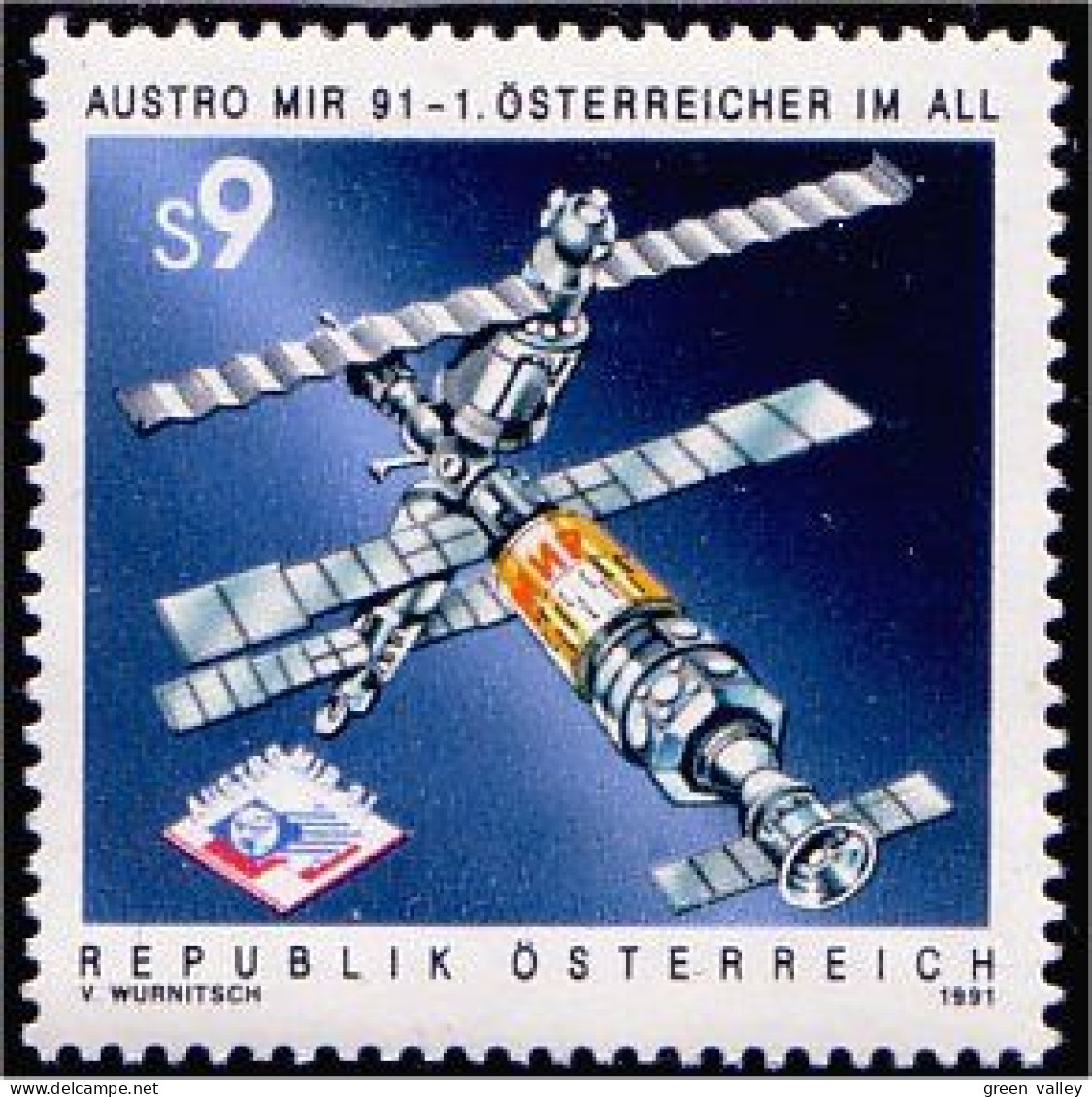 154 Austria 1991 Espace Space Mission MNH ** Neuf SC (AUT-288) - Europe