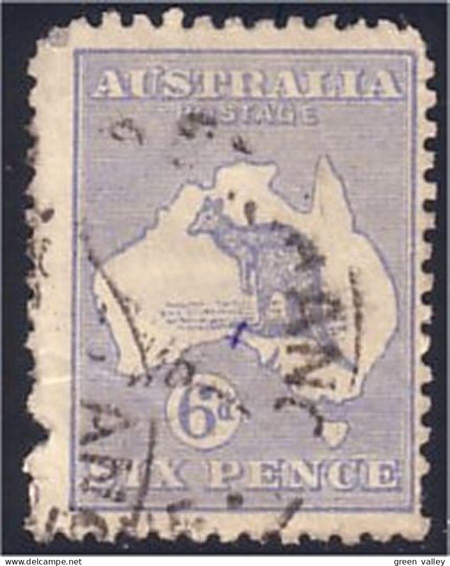 151 Australia Kangaroo 6p Ultra (AUS-291) - Oblitérés