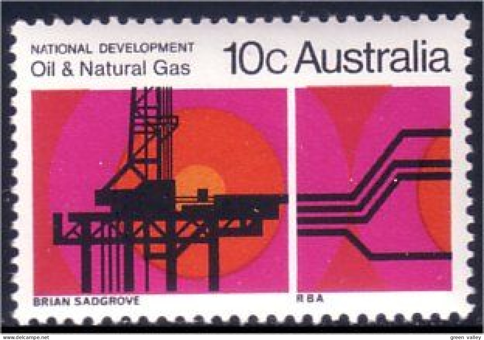 151 Australia Oil Natural Gas Gaz Naturel MNH ** Neuf SC (AUS-149c) - Gaz