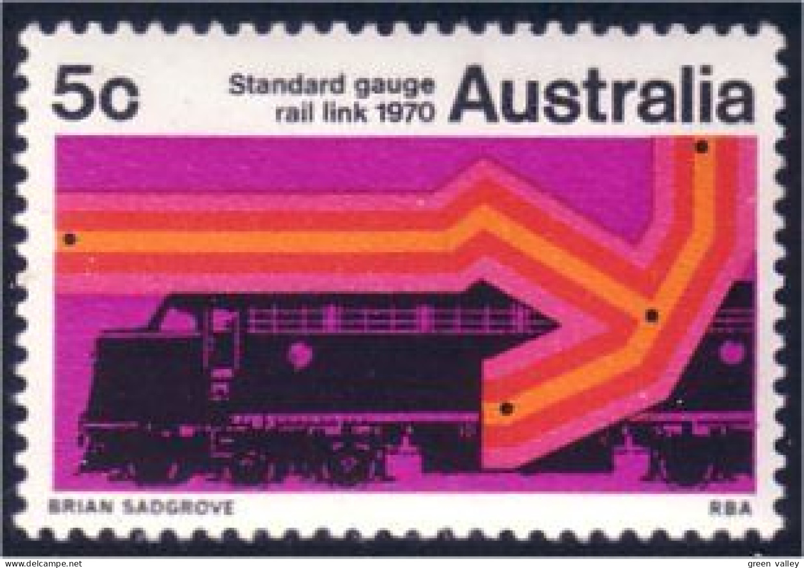 151 Australia Locomotive MNH ** Neuf SC (AUS-139) - Trains