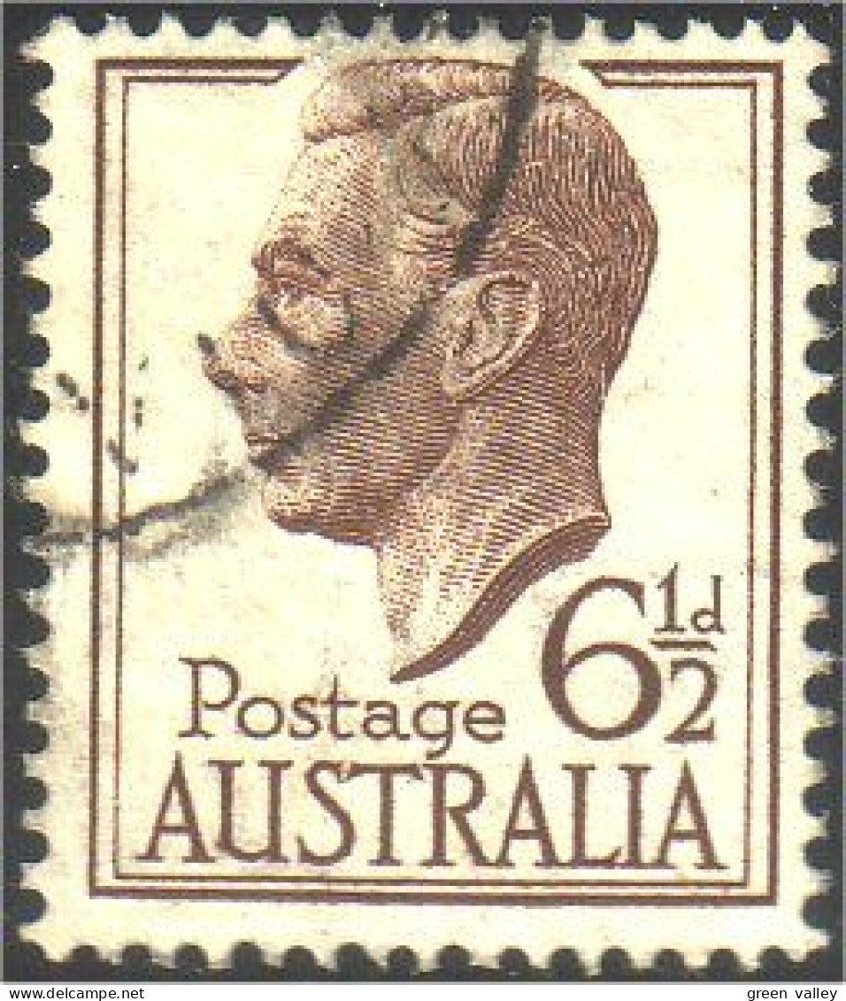 151 Australia George VI 6 1/2d (AUS-40) - Used Stamps