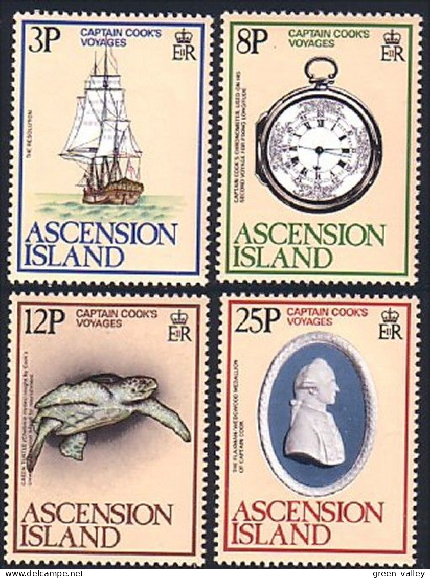 150 Ascension Voyages Captain Cook MNH ** Neuf SC (ASC-2a) - Ascension