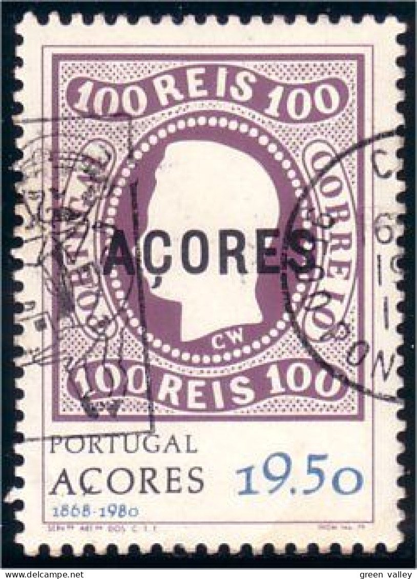 158 Azores 100 Reis (AZO-7) - Timbres Sur Timbres