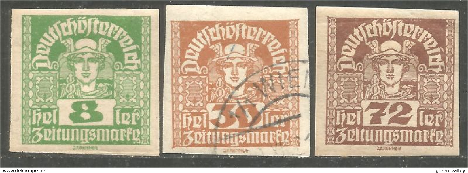 154 Austria 1920 Mercury Newpaper Journal MH/o */o Neuf/obl SC (AUT-607) - Dagbladen