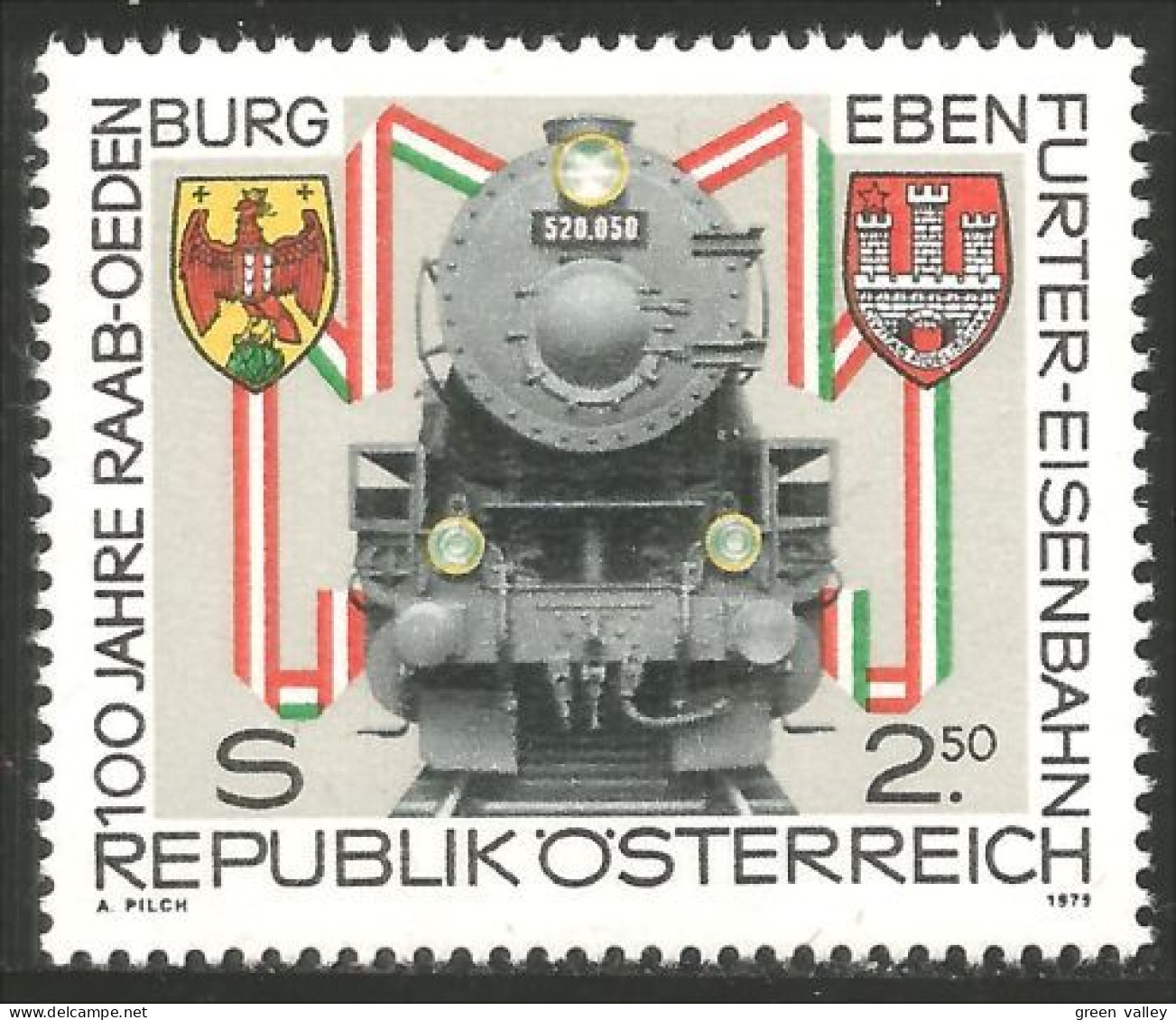 154 Austria Train Locomotive Zug Treno MNH ** Neuf SC (AUT-606) - Trains