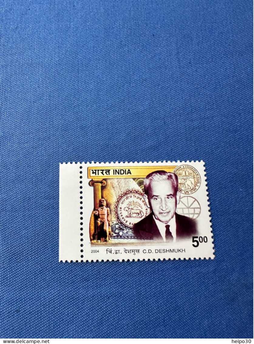 India 2004 Michel 2015 Chintaman Dwarkanath Deshmukh MNH - Neufs