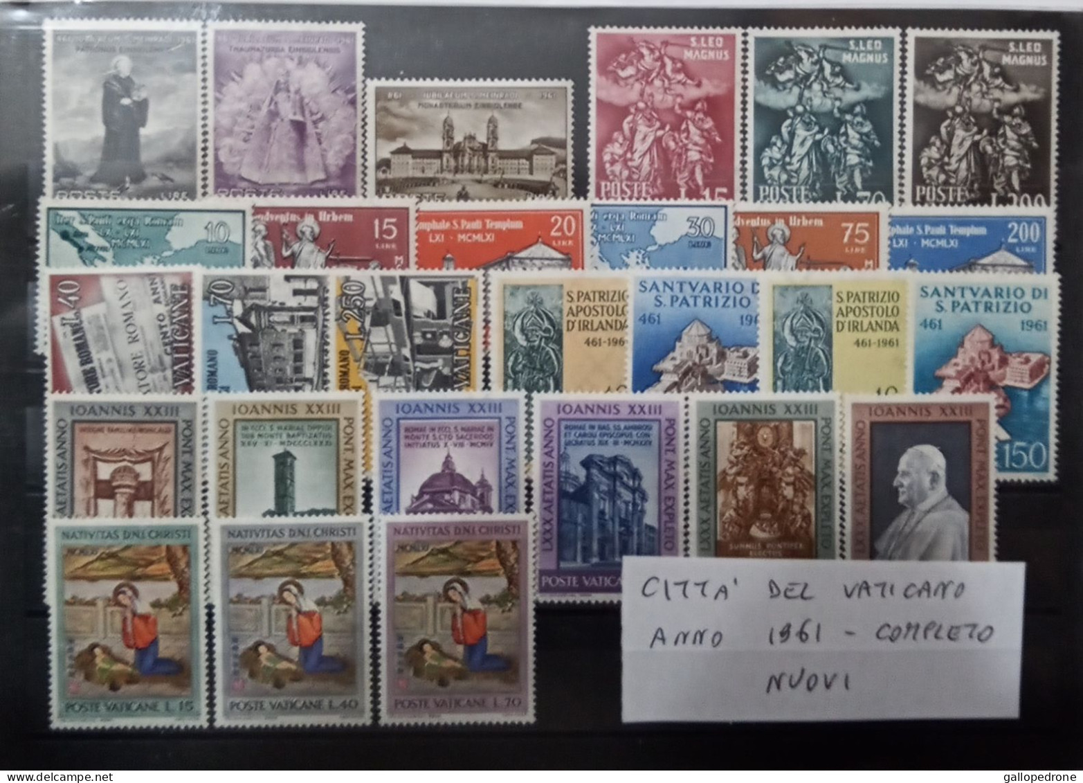 1961 Vaticano, Serie Completa-Francobolli Nuovi 28 Valori-MNH ** - Unused Stamps