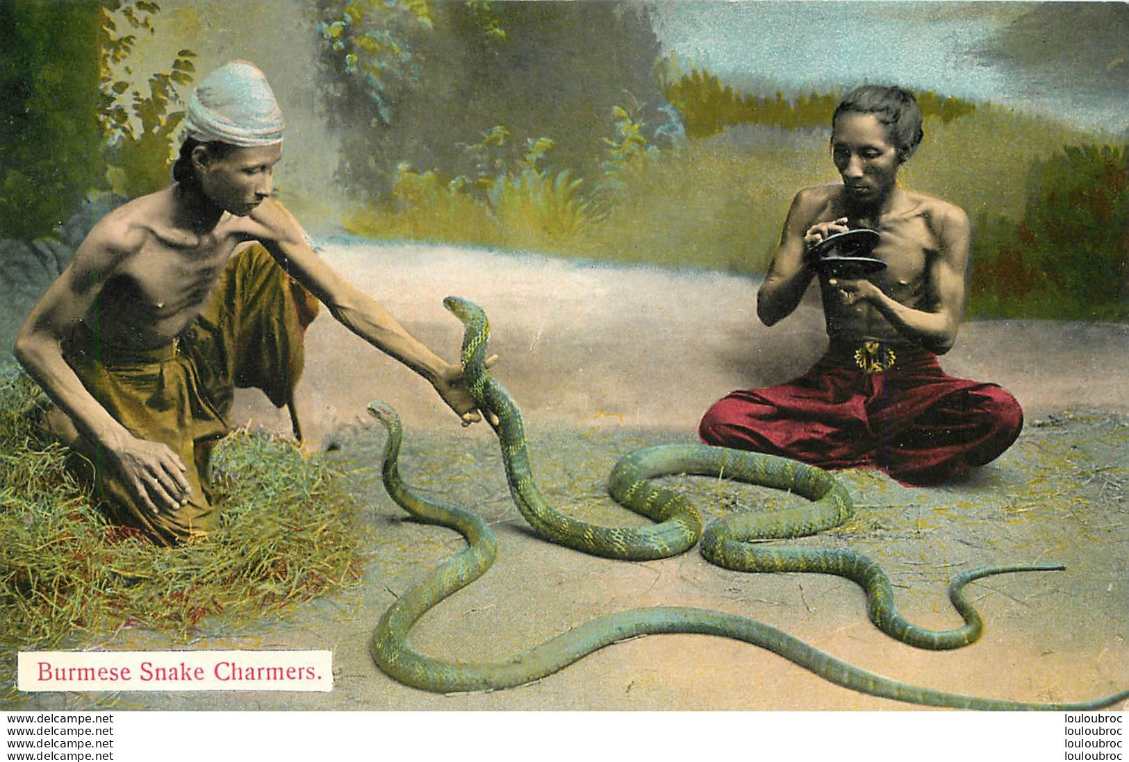 BURMESE SNAKE CHARMERS EDITION AHUJA RANGOON - Myanmar (Burma)