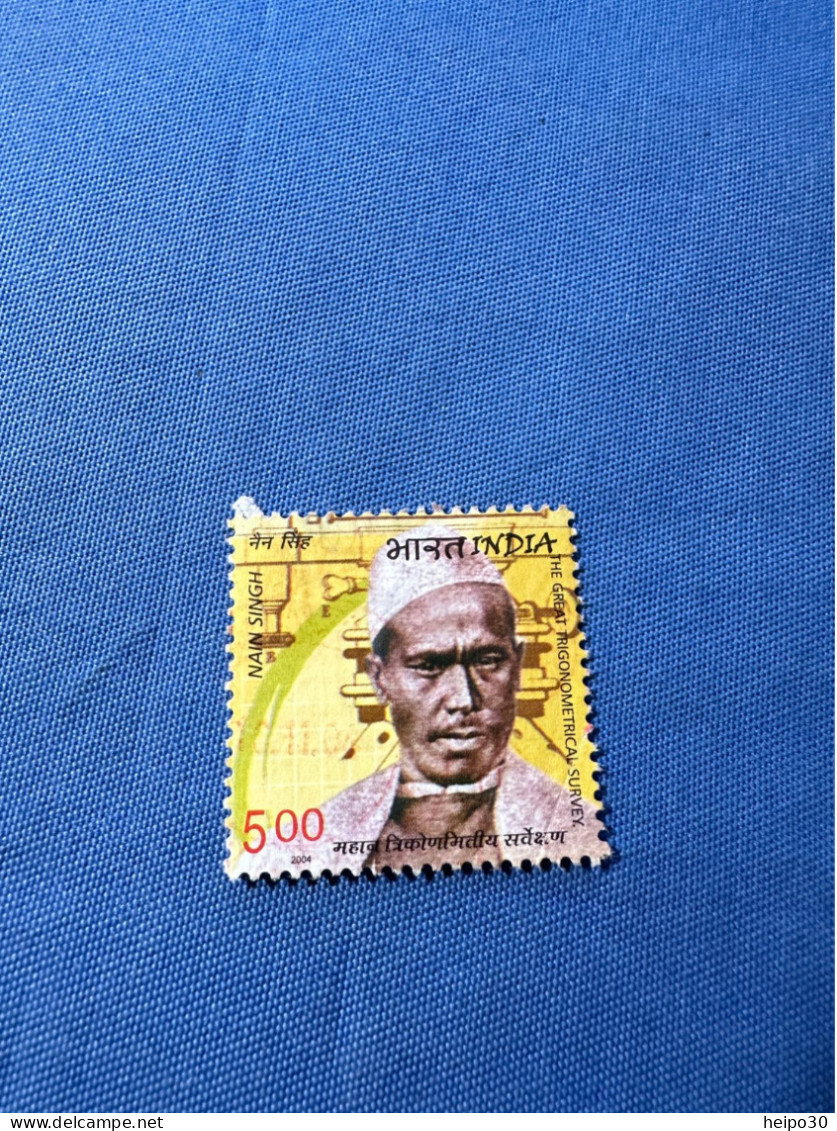 India 2004 Michel 2029 Trigonometrische Vermessung Indiens - Used Stamps