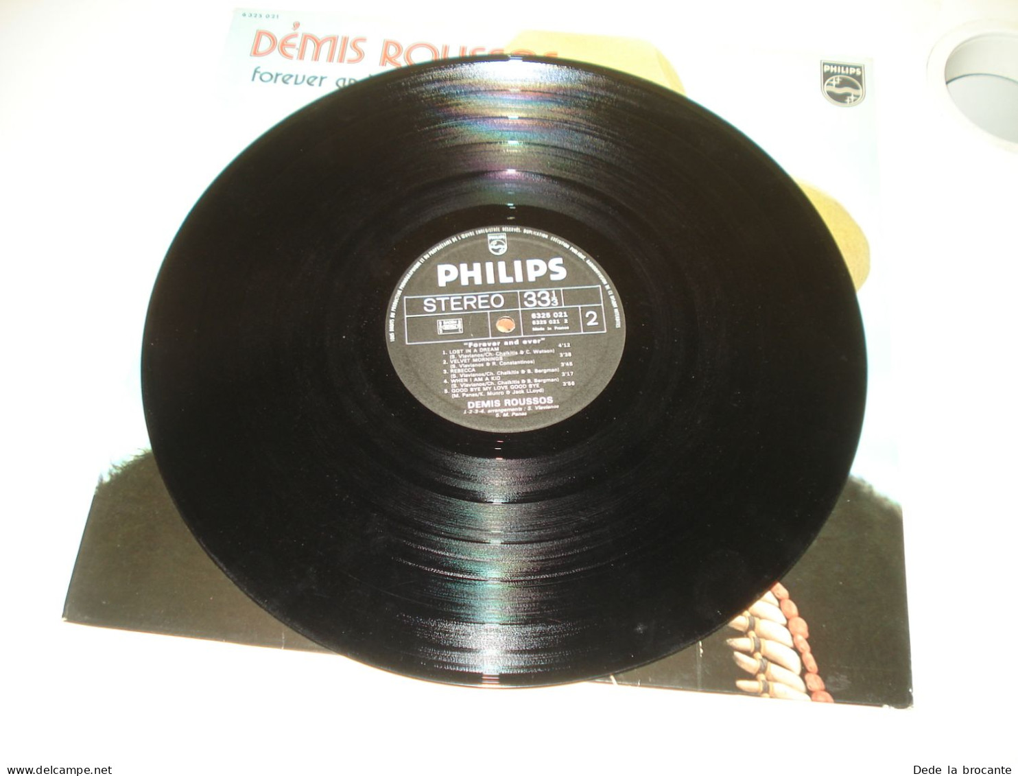 B14 / Démis Roussos – Forever And Ever – Philips – 6325 021 - Fr  1973  EX/EX - Country En Folk