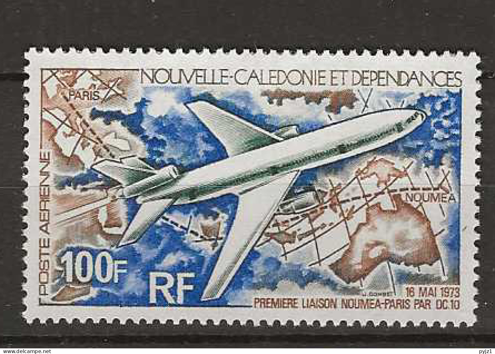 1973 MNH Nouvelle Caladonie Mi 537 Postfris** - Nuevos