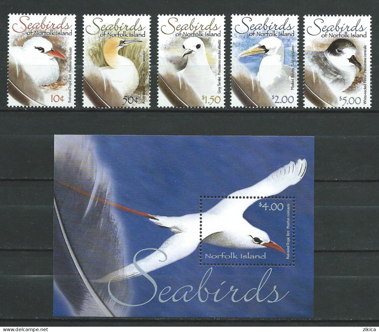 Norfolk Island - 2005 Fauna - Sea Birds.stamps & S/S  MNH** - Norfolk Island