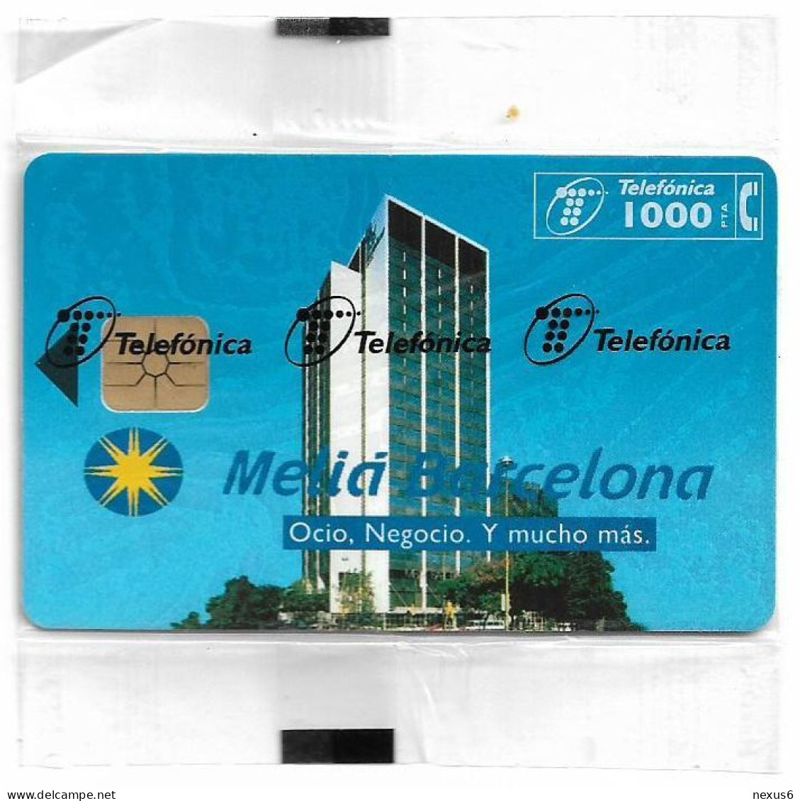 Spain - Telefónica - Hotel Melia Barcelona - P-169 - 12.1995, 1.000PTA, 5.000ex, NSB - Emissioni Private