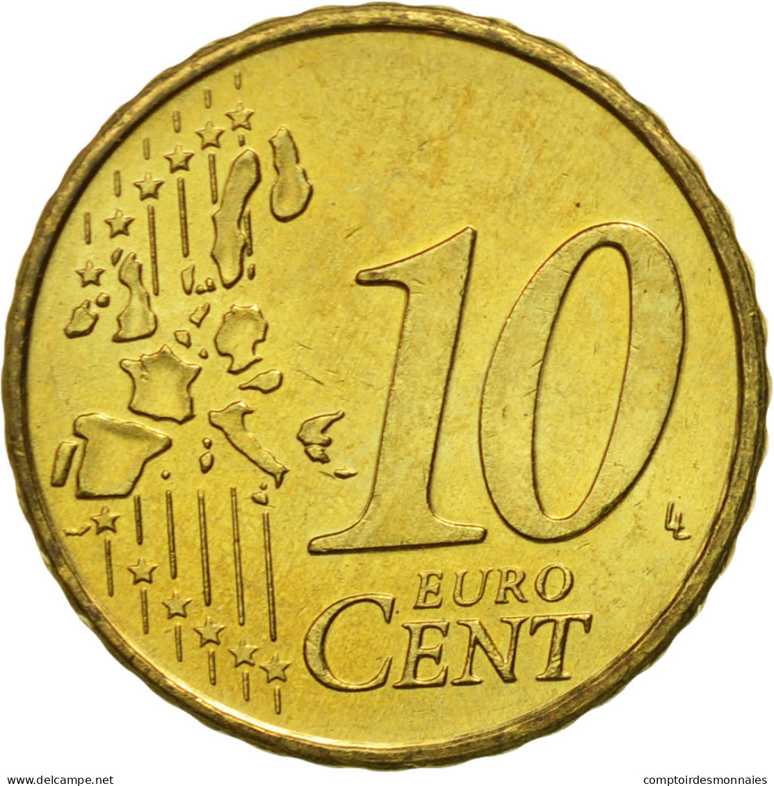 Pays-Bas, 10 Euro Cent, 1999, FDC, Laiton, KM:237 - Niederlande