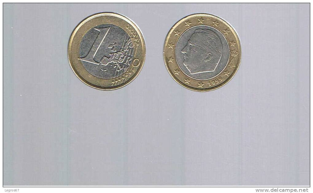 PIECE 1 EURO BELGIQUE 1999 - Belgio