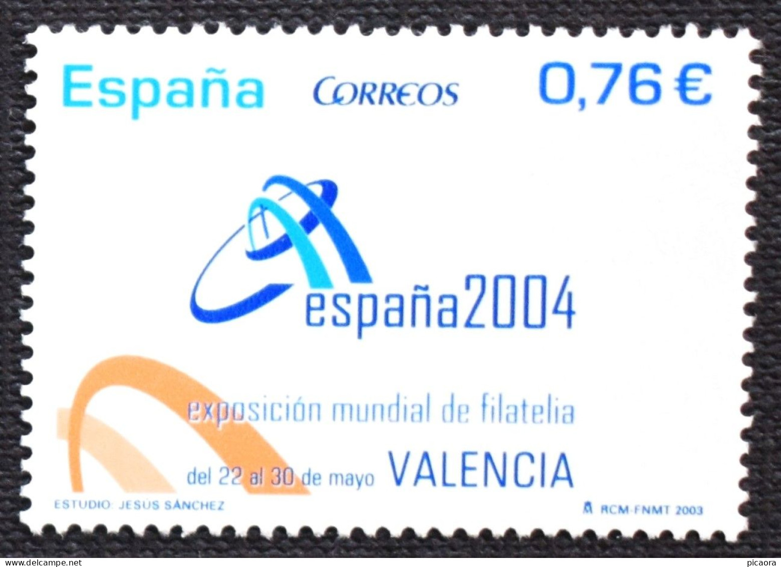 España Spain 2003 Exposición Mundial Filatelia Mi 3895  Yv 3609  Edi 4033  Nuevo New MNH ** - Expositions Philatéliques