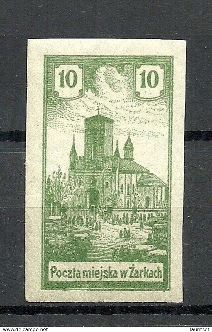 FAUX Poland Polska 1918 Local Post ZARKI Michel 8 * Fälschung Fake Forgery - Unused Stamps