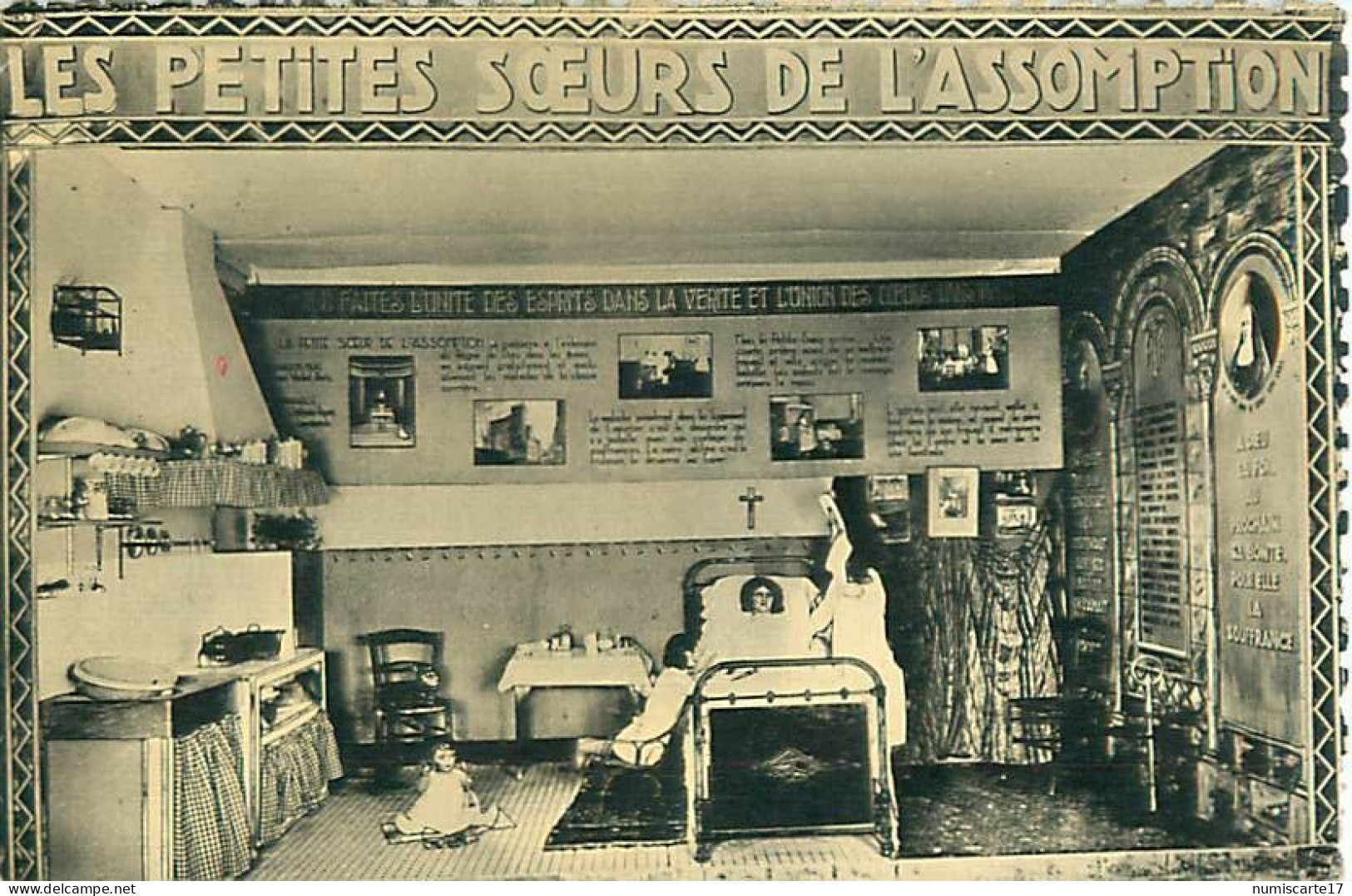 Cpa MARSEILLE 13 Souvenir Exposition Catholique De Marseille 1935 - Les Petites Soeurs De L' Assomption - Internationale Tentoonstelling Voor Elektriciteit En Andere