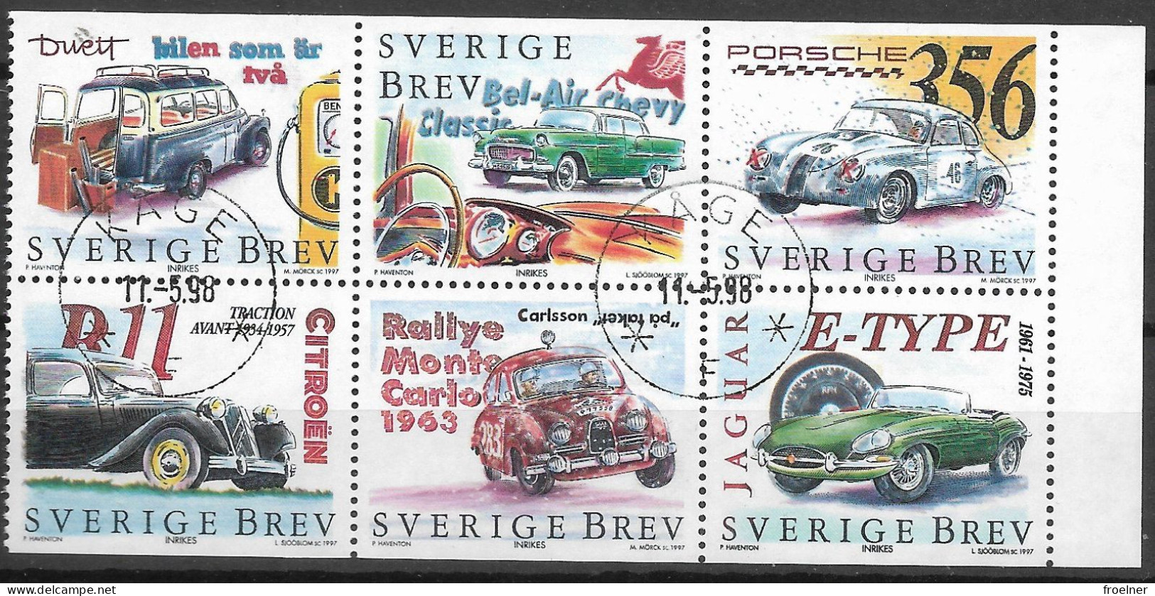 Sweden MI SE 2019-2024 Classic Cars Used - Blocs-feuillets