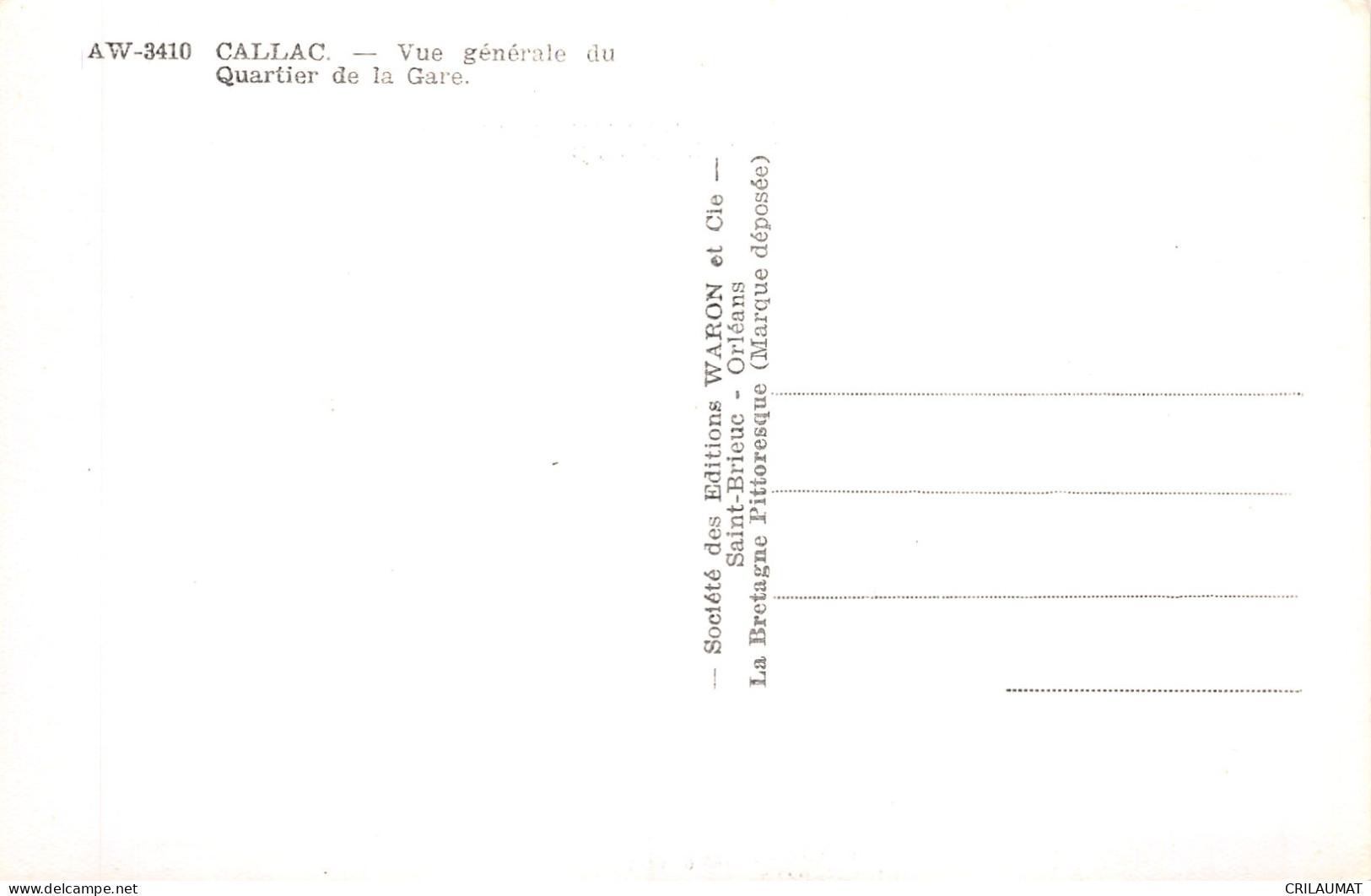 22-CALLAC-N°LP5133-B/0209 - Callac