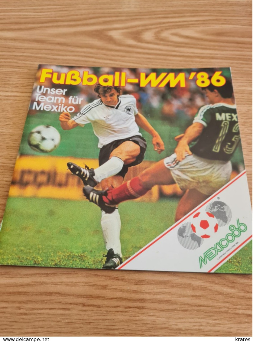 Old Sport Brochure - Soccer WM 1986, Sticker Album - Altri & Non Classificati