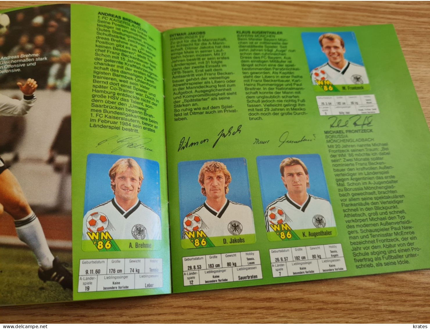 Old Sport Brochure - Soccer WM 1986, Sticker Album - Altri & Non Classificati