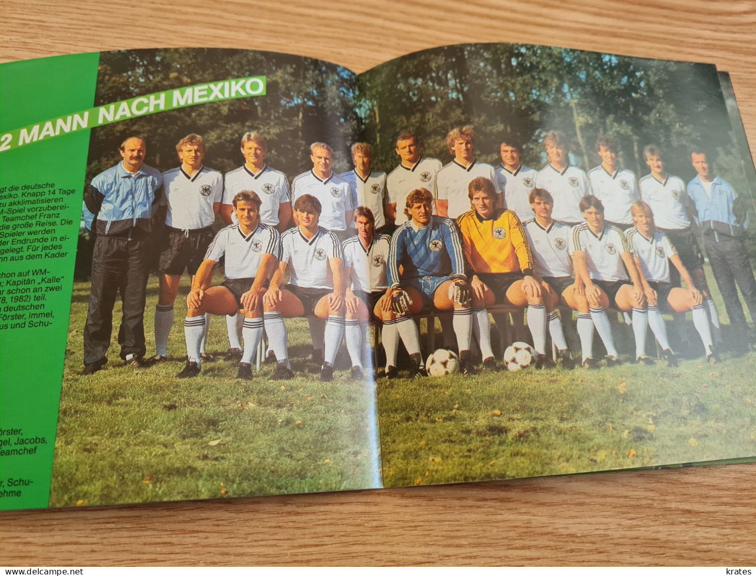 Old Sport brochure - Soccer WM 1986, sticker album