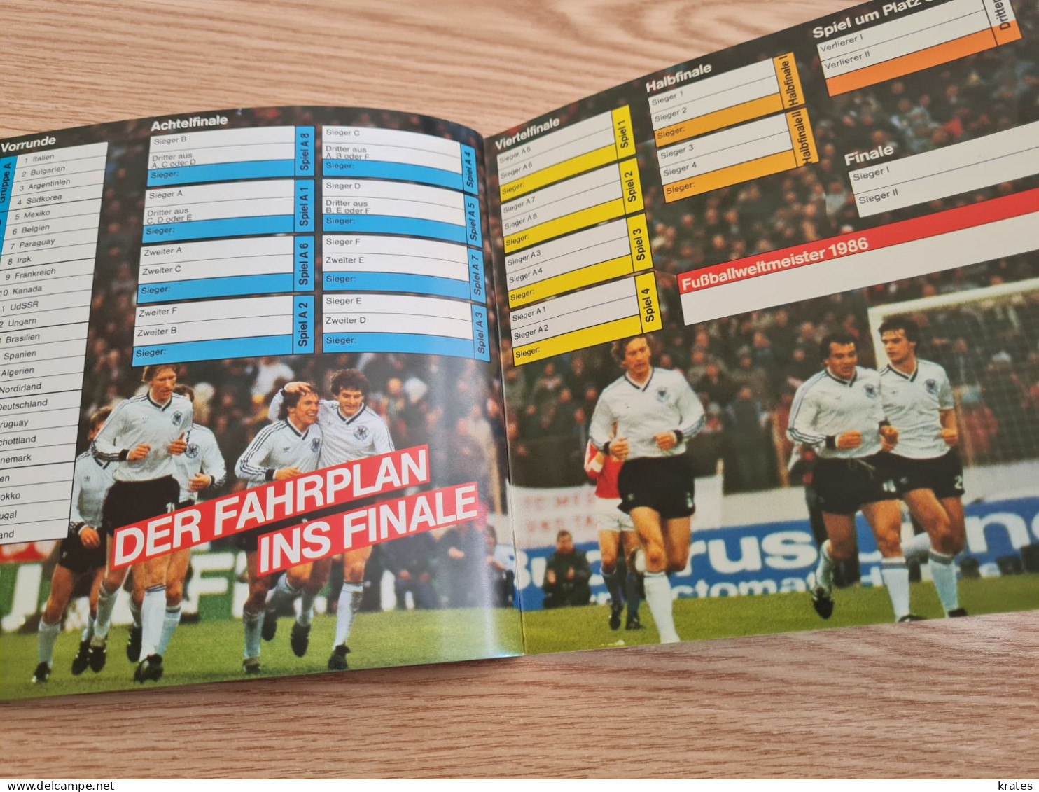 Old Sport brochure - Soccer WM 1986, sticker album