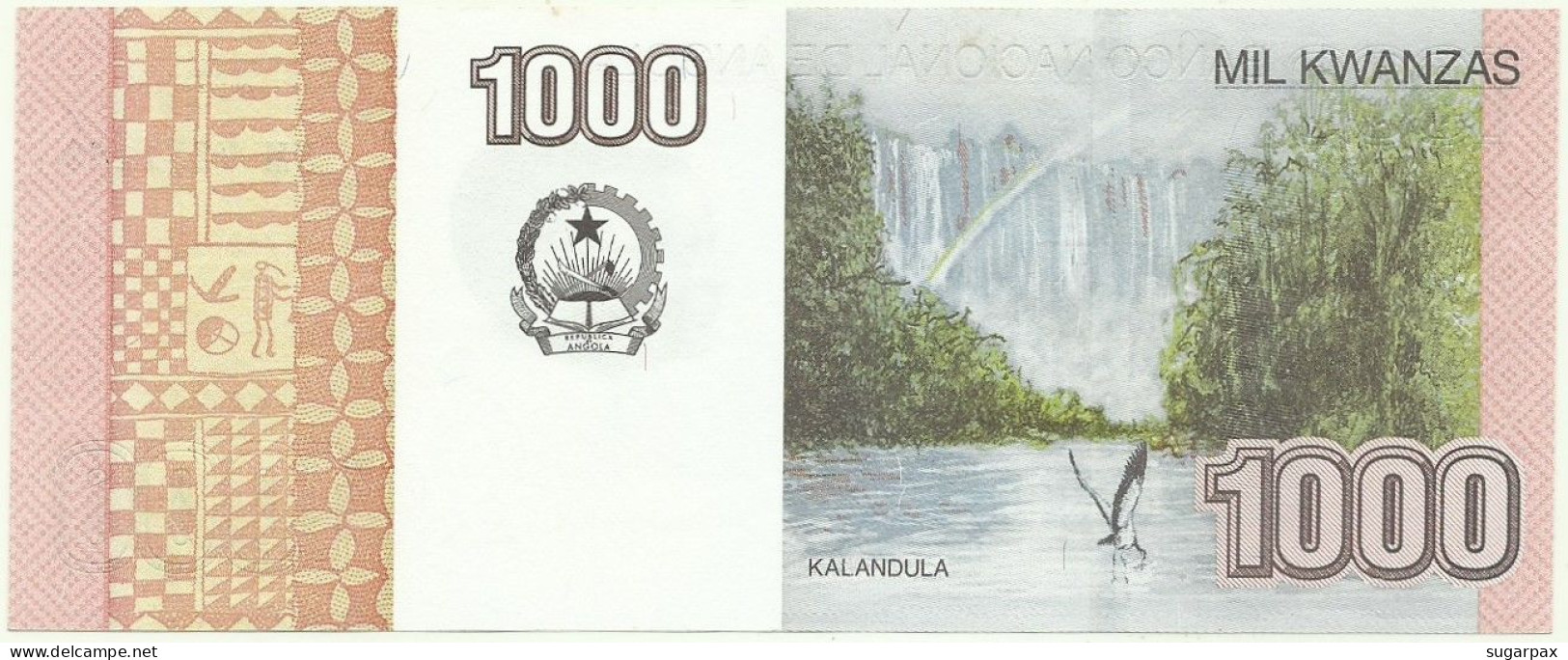 Angola - 1000 Kwanzas - 2012 - Pick: 157.a - Série HM - José Eduardo Dos Santos E Agostinho Neto - 1.000 - Angola