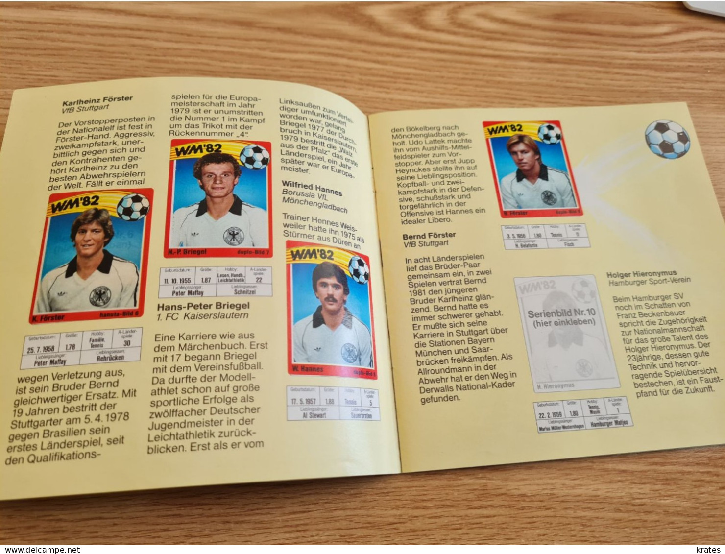 Old Sport Brochure - Soccer WM 1982, Sticker Album - Altri & Non Classificati