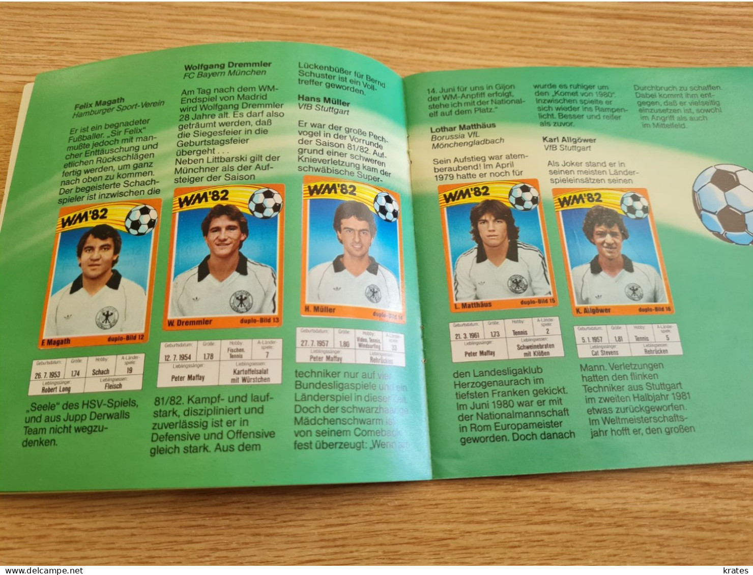 Old Sport Brochure - Soccer WM 1982, Sticker Album - Altri & Non Classificati