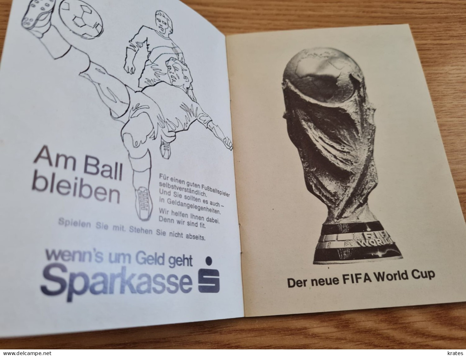 Old Sport Brochure - Soccer WM 1974 - Altri & Non Classificati