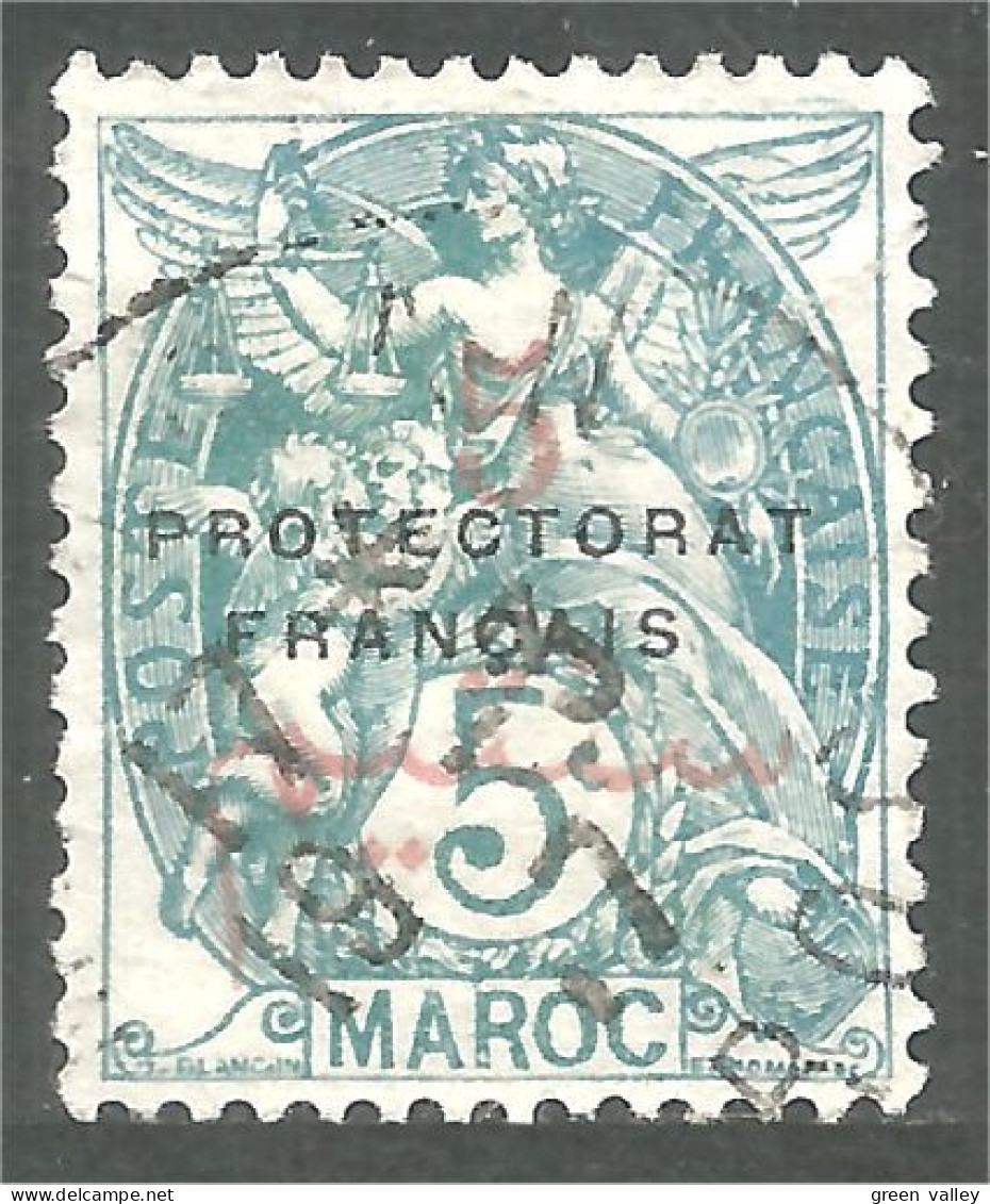XW01-2578 Maroc 1914 Protectorat Français French Protectorate - Usati