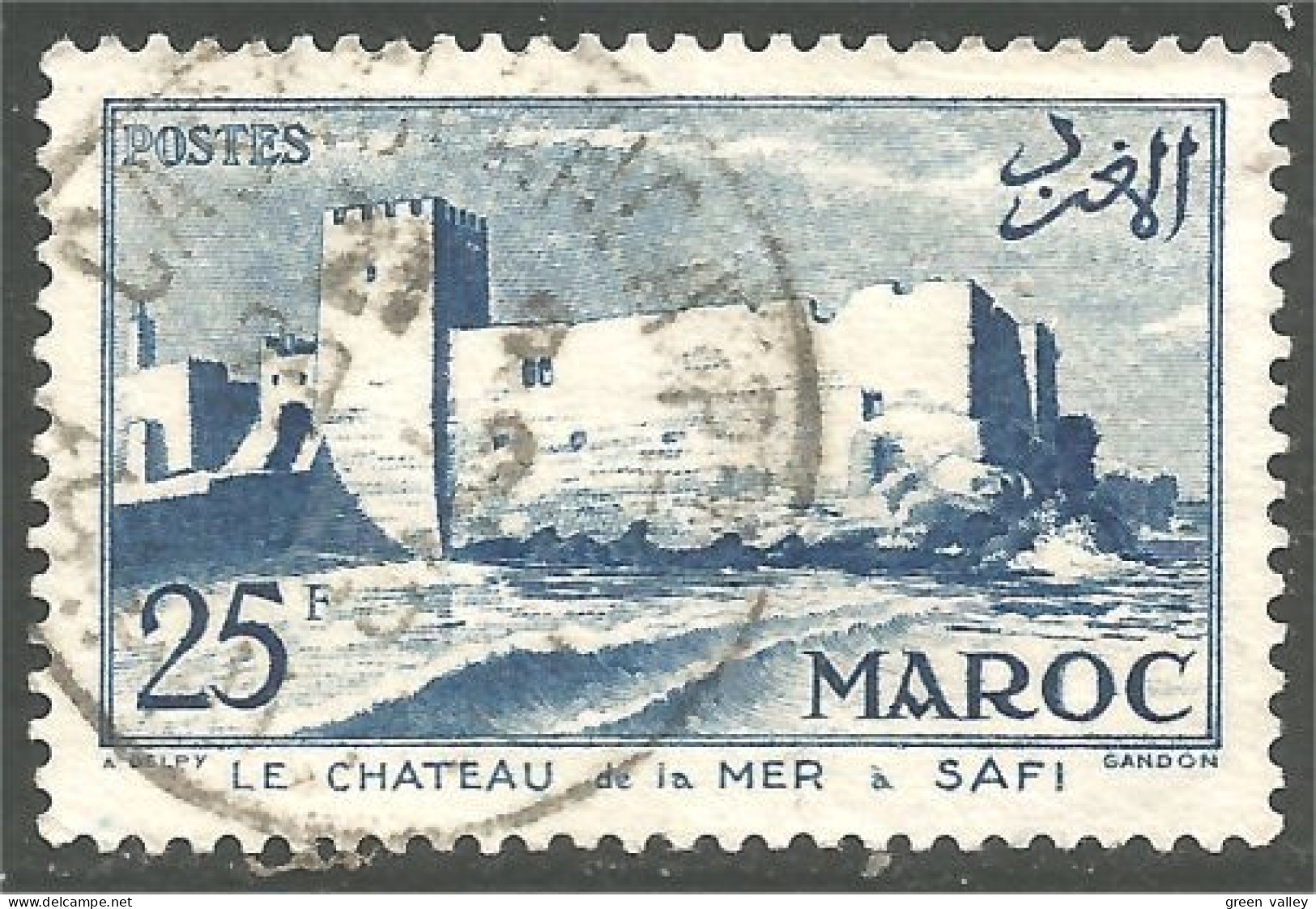 XW01-2567 Maroc Chateau De La Mer Safi Sea Castle - Usados