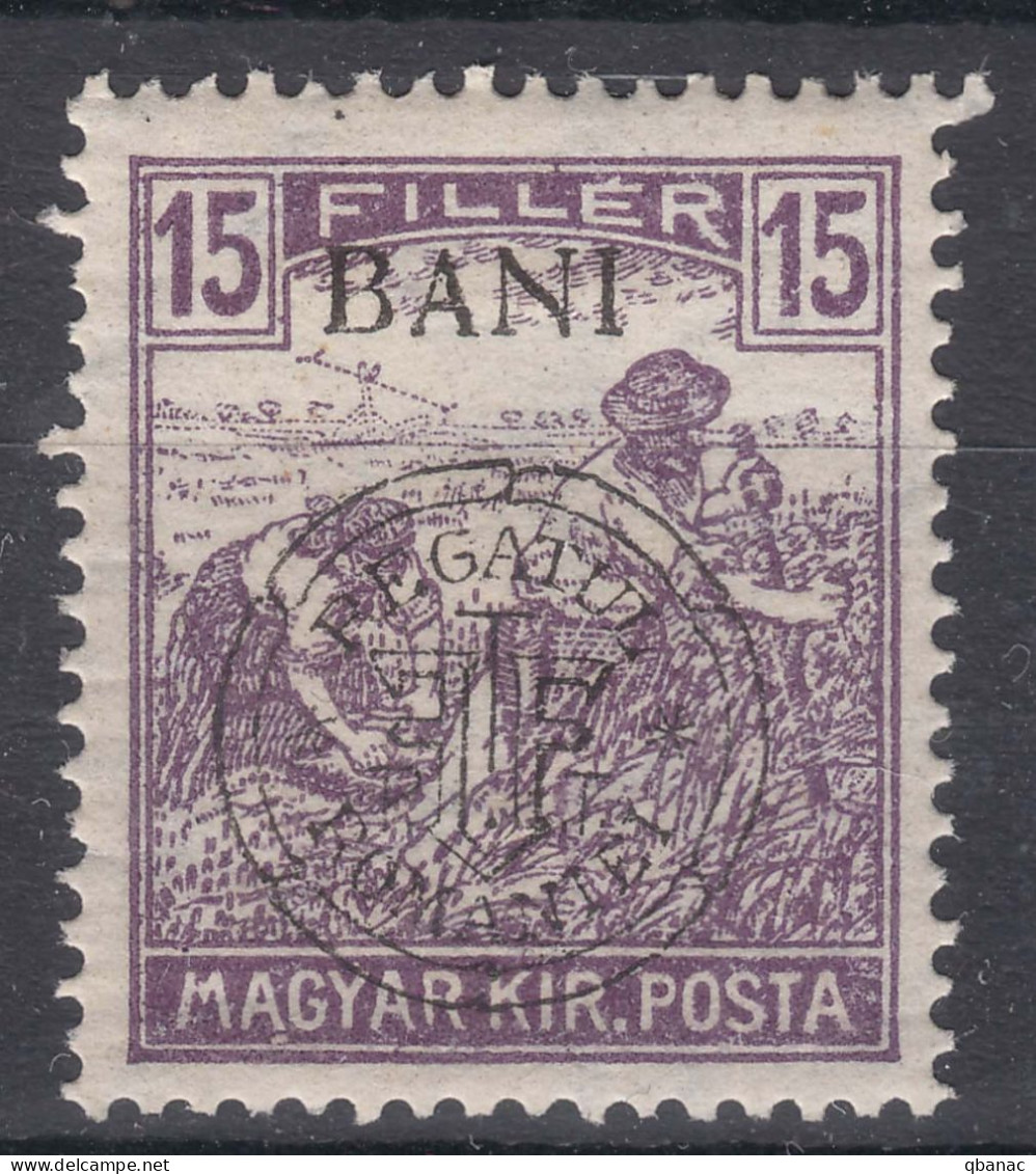 Romania Overprint On Hungary Stamps Occupation Transylvania 1919 Mi#32 I Mint Hinged - Transsylvanië