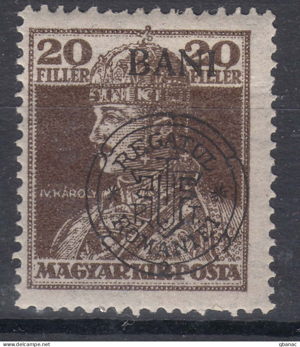 Romania Overprint On Hungary Stamps Occupation Transylvania 1919 Mi#47 I Mint Hinged - Transilvania