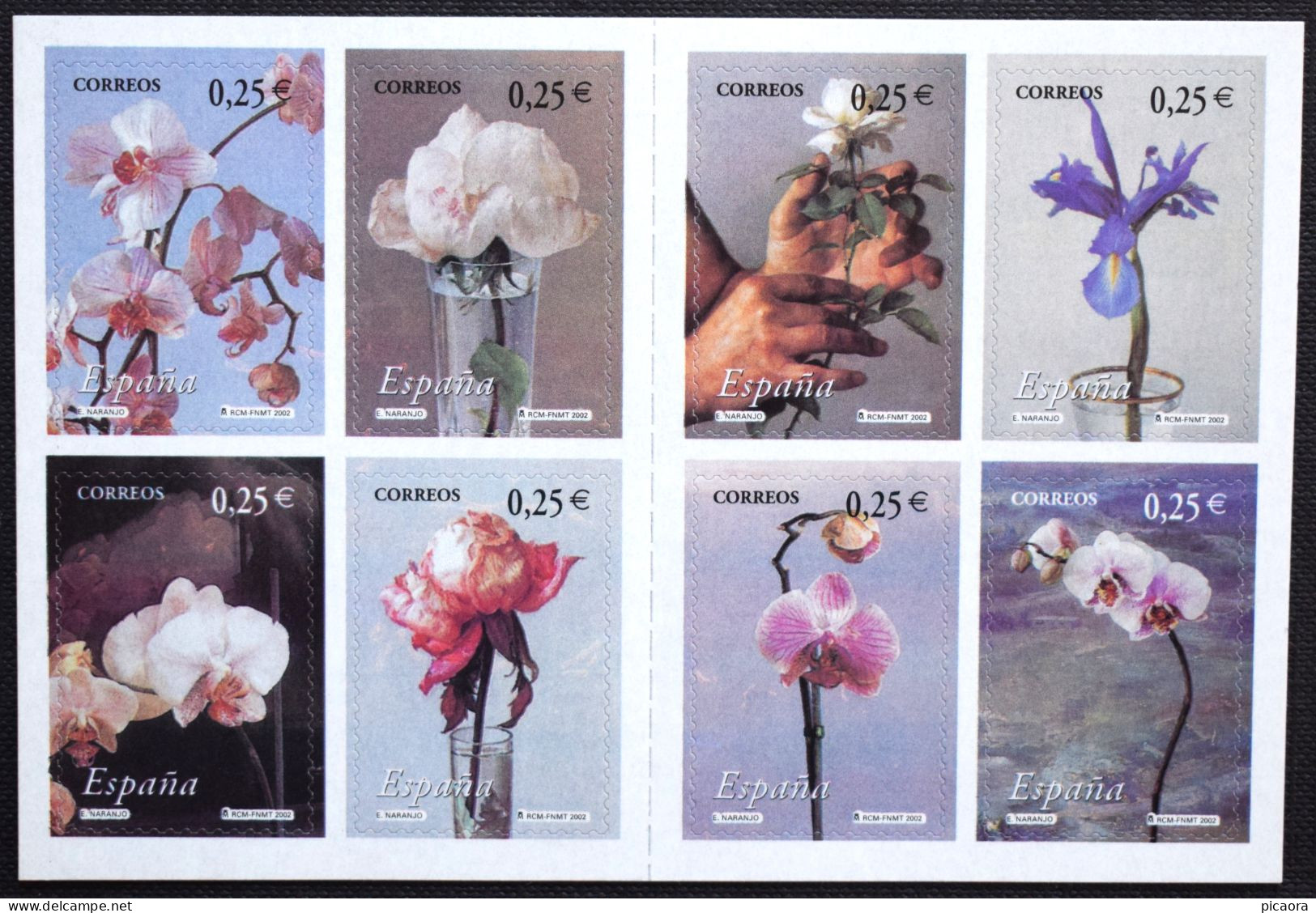 España Spain 2002  Eduardo Naranjo  La Flor Y El Paisaje  Mi MH11  Yv C3434  Edi 3869C  Nuevo New MNH ** - Altri & Non Classificati