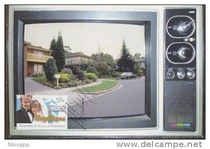 Australia-2006 50 Years Of Television,50c The Ramsay Street   Maximum Card - Cartes-Maximum (CM)