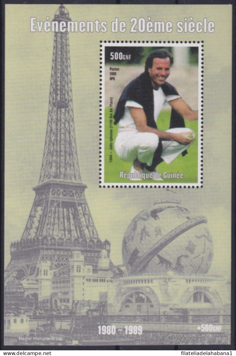 F-EX48724 NIGER MNH 1998 EVENTS OF 20th CENT. SINGER JULIO IGLESIAS.  - Sänger