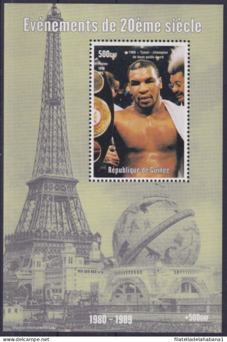 F-EX48725 NIGER MNH 1998 EVENTS OF 20th CENT. BOXING CHAMPION MARK TYSSON.  - Boxe