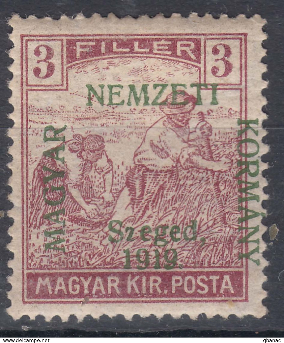 Hungary Szegedin Szeged 1919 Mi#7 Mint Hinged - Szeged