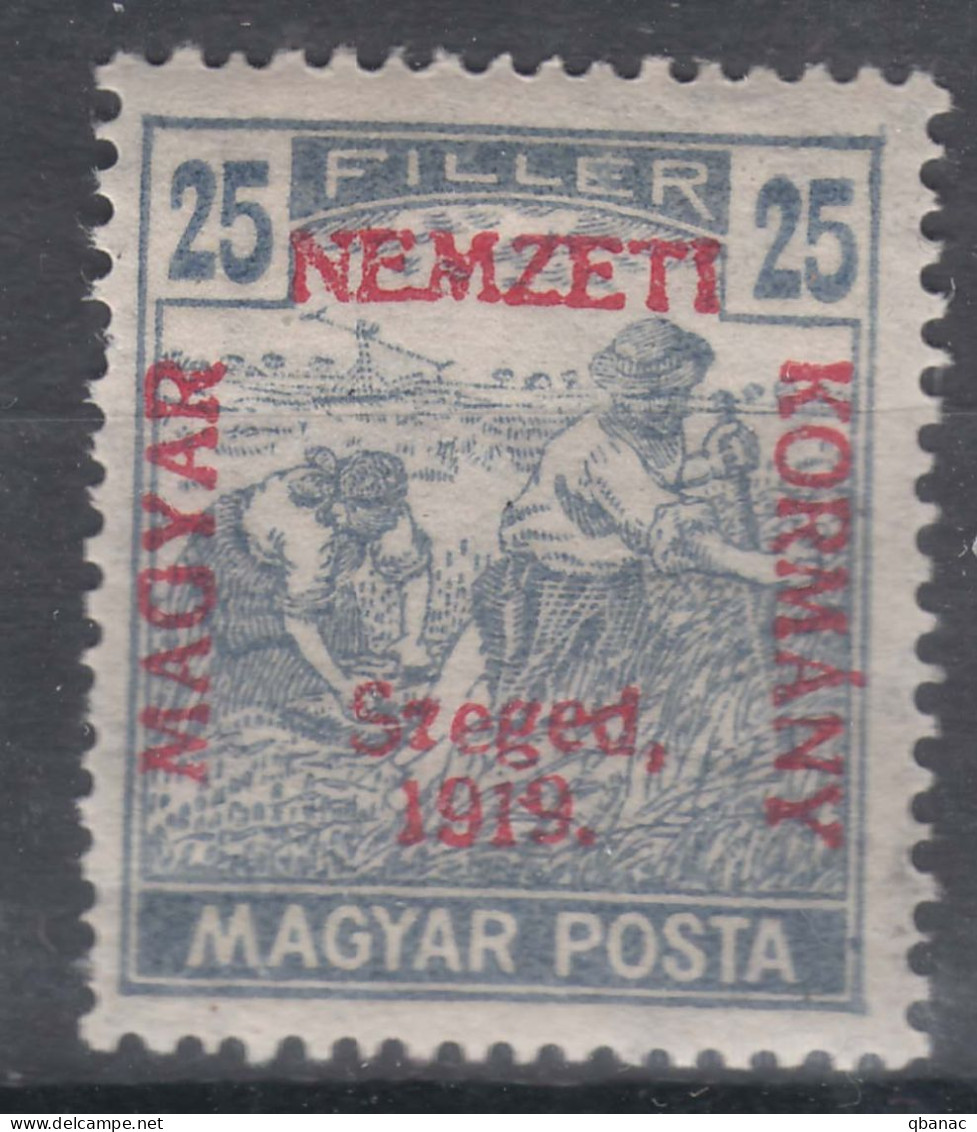 Hungary Szegedin Szeged 1919 Mi#12 Mint Hinged - Szeged