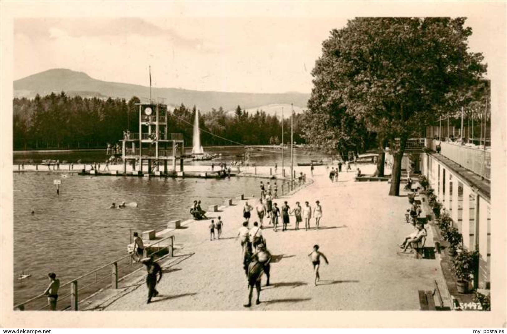 73962050 Grossschoenau_Sachsen Waldstrandbad Sprungturm - Grossschoenau (Sachsen)